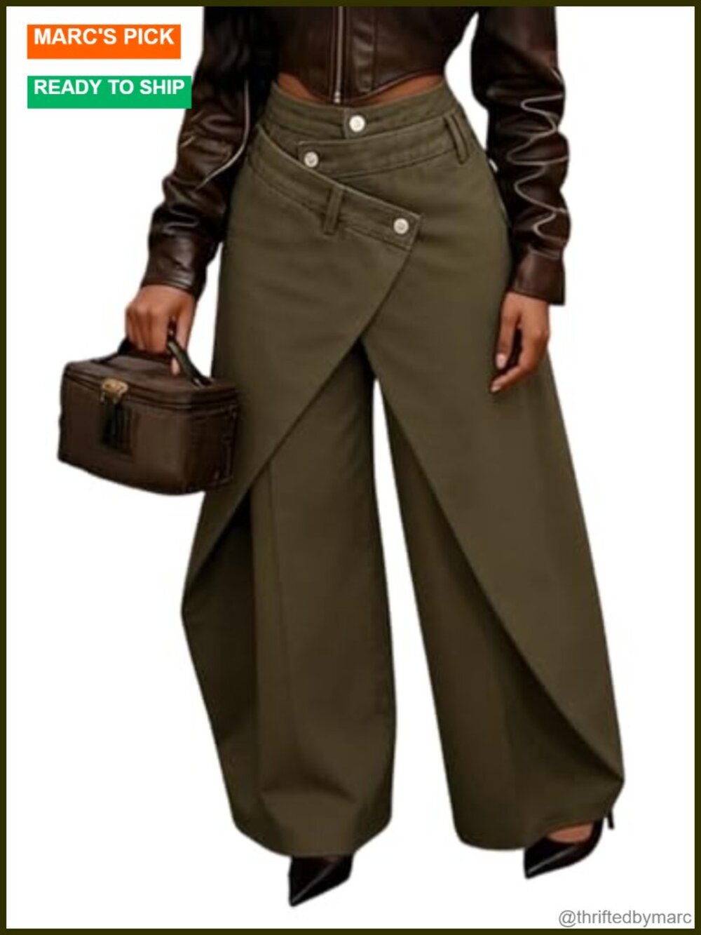 Baggy Boyfriend Wide Leg High Waisted Pull On Jeans